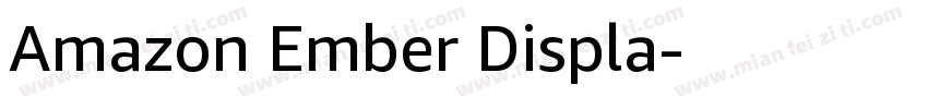 Amazon Ember Displa字体转换